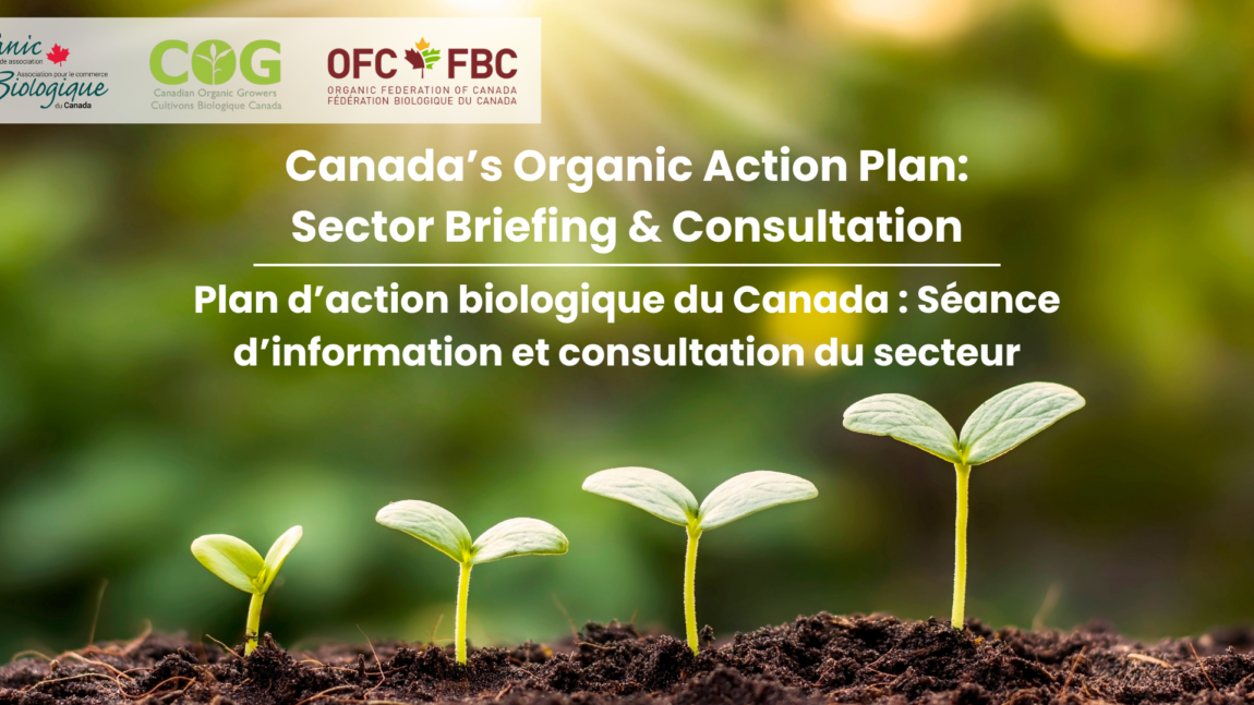 Your Input Needed: Canada’s Organic Action Plan – A Strategic Roadmap for Sector Growth